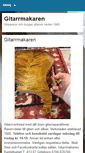Mobile Screenshot of gitarrmakaren.se
